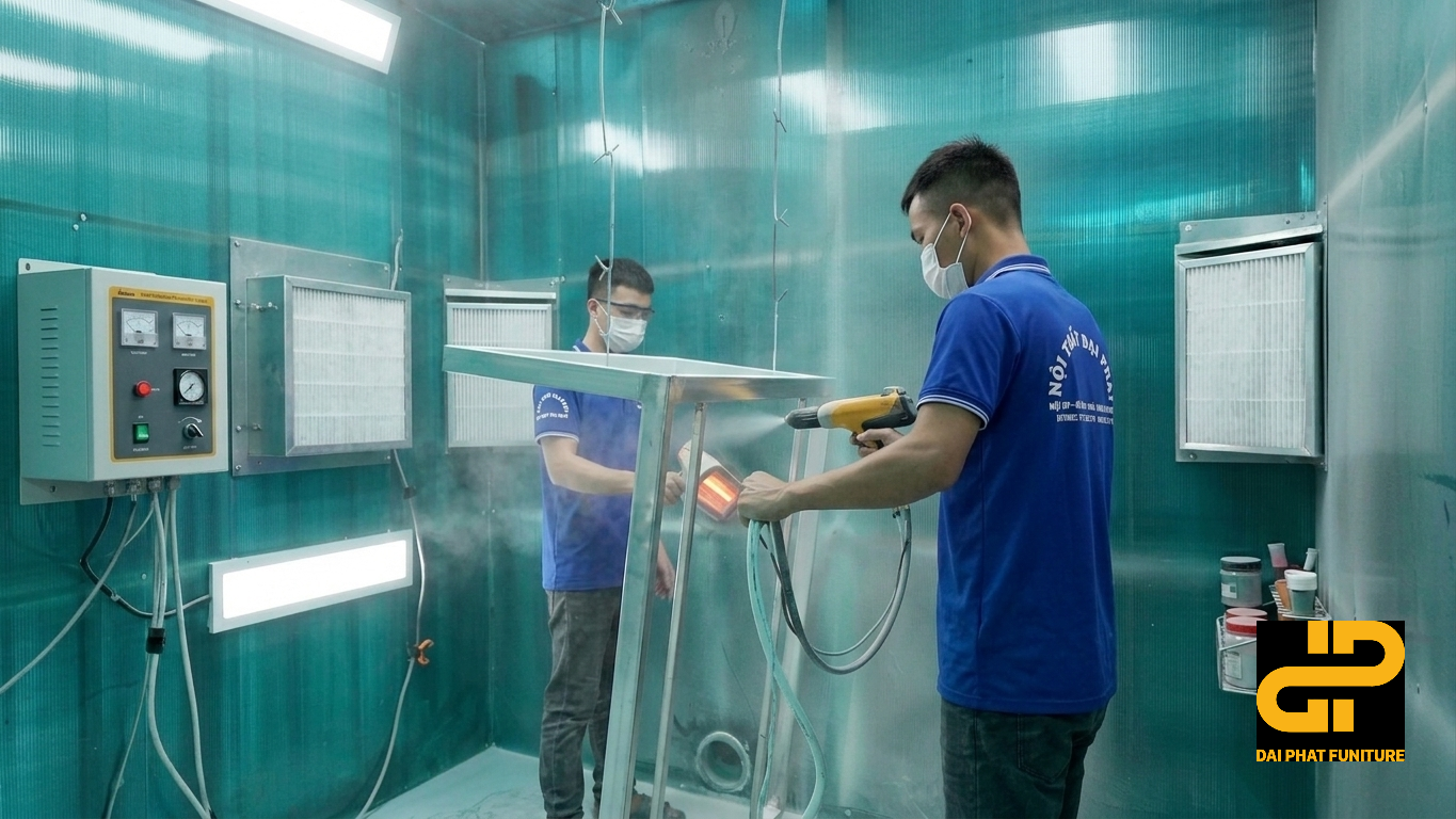 Buồng sơn tĩnh điện đạt chuẩn